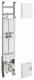 Hager ZH52U1N Komplettfeld 1ZP/TRE univ.Z H1350mm 1-feld