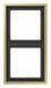 Jung ME2982C Rahmen 2fach LS/FD-design Messing classic