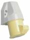 Walther-Werke 110404 Walther Wandsteckdose 16A 4P 110V 4h IP44 Außenbefest. Kabeleinf. 1 oben