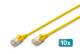 DIGITUS DK-1632-A-003S-Y-10 Patch cable CAT 6A F/FTP Slim 0.30 m yellow 10 pcs