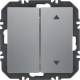 Berker 24128304 Wandsendermodul Enocean mit Wippe 2fach einseitig mit Symbol Pfeile B.X