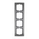 Busch Jaeger 2CKA001754A4107 1724-80 frame 4-way solo chrome matte