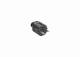 BACHMANN earthing contact plug black break-proof mountable