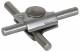 Dehn + Soehne 391069 DEHN 391,069 MV clamp NIRO f. 10mm Rd m., Flachrundschraube