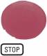 Moeller 218326 EATON M22-XDL-R GB0 lens flat keys, labeled red STOP 