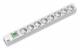 Bachmann 333.400 19´ 1HE 8xSchuko 1xSchalter 438,5mm