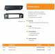 Vertiv (Knürr) zub.Miracle2, roller traverse B800 set, front/rear, light gray