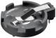 Goobay 56617 CR2012-CR2032 Knopfzellenhalter, max. 20 mm, Schwarz, Printmontage, horizontal (2-Pin)