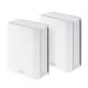 ASUS 90IG08Y0-MO3C40 WL-Router ZenWiFi BT10 BE18000 Tri-Band WLAN7 (2PK) weiß