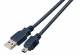 Kabel USB, A(St) => B(St)-mini 5-pol., 1,5m, USB2.0, schwarz