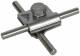 Dehn + Soehne 390209 Dehn MVK 200 8.10 SKM10X30 V2A MV clamp NIRO 200kA for Rd 8-10mm with 6KT screw