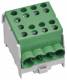 Hager KH35E8 Hauptleitungsabzweigklemme 1polig, 2x35mm²-6x25mm², IP20, Grün