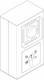 Eff Eff Fritz Fuss 1380-12-7--0400 EFF Ft-Ap Terminal mit Nott.u.Schlüssel 1385Es2 Gira 55 ws