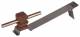 Dehn + Soehne 204936 Dehn DLH FS 8 H16 L170 BR V2A roof conductor holder FLEXIsnap