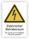 Cimco 182724 Warning sign plastic B and electrical operating room. 297x210mm