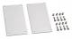Hager DABA5008069016 End piece sheet steel for DABA 50x80mm traffic white
