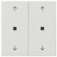 GIRA 538603 rocker 2f arrows control system 55 pure white