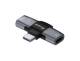 Equip 133479 Adapter USB-C zu 2x USB-C 10 Gbps PD 100 W Alu.