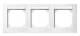 Merten 472319 M-Plan frame 3 times 4723 19 polar white, labeled horizontally