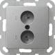 GIRA 040226 Stereo-Lautsprecher Steckdose System 55 Farbe alu