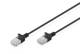 DIGITUS DK-1618-015S-BL Patch cable CAT 6 U-UTP Slim 1.5 m Black