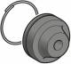 Schneider Electric XACB912 Schneider protective cap silicone 4mm with fastening ring for push button