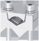 Siemens 3NP19631BB10 3NP1963-1BB10 prism terminal single 150-300 mm² for NH3 with screw connection