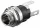 Goobay 11135 DC Socket - pin 2.1 mm, closed. Type solder joint