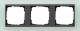 Gira 021385 0213 85 Cover opaque mint, 3x event for anthracite inserts