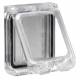Schneider Electric NSYVA2710M Schneider plastic window with folding trans. Lid L78xW200xD15