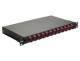 Equip 337304 LWL-Spleißkasten 12-Port SC-Duplex OM4 1U komplett schwarz