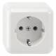 Merten MEG2301-8719 Socket outlet polar white Surface