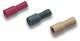 Cimco 180310 A circular socket isol., 0,5-1qmm plug D4mm red PVC