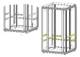 Vertiv 050401819 (Knürr) zub.C-Profilschiene T 800, L655, 4-Pack, Einbauposition 1
