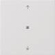 GIRA 5172112 KNX Taster Wippe 1f Pfeile Flächenschalter Reinweiß