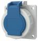 Mennekes 17006 Anbaudose SCHUKO 16A2p+E 230V IP68 BL