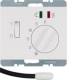 Berker 20347109 floor temperature controller with switch, central piece, toggle switch