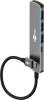 Goobay Advanced Slim 4-Port USB-Hub, USB-C™ auf USB-C™/USB-A, 5 Gbit/s - USB-C™-Stecker (USB 3.2) > 1x USB-C™ (USB 3.2), 3x USB-A (USB 3.2)