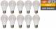LED light bulb McShine ''Brill241,3 cm ( 95 inch ) E27, 12W, 1,000lm, warm white, Ra >95, pack of 10