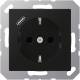 Jung A1520-18CSWM SCHUKOsteckdose mit USB Typ C