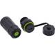 InLine® USB-C-Kabelkupplung, kurz, IP68, 2x USB-C Buchse, geschirmt