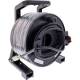 InLine® Netzwerk-Kabeltrommel Outdoor, Cat.6A PUR RJ45, 50m, schwarz