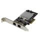 StarTech.com Dual Port PCI Express Gigabit Network Card w/ Intel i350 Chip - network adapter