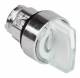 Schneider Electric ZB4BK1713 ZB4-BK1713 illuminated selector switch, 3pcs white Maintained
