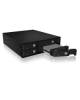 Backplane IcyBox 4x6,3 cm ( 2,5 inch ) SATA/SAS HDD/SSD -> 13,3 cm ( 5,2 inch ) bay sw retail