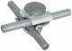 Dehn + Soehne 390250 Dehn MMVK6.8FRM10X35STTZN MMV clamp St/tZn for Rd 6-8mm
