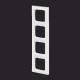Busch Jaeger 2CKA001754A4554 1724 NS-914 frame 4-way labelable alpin white Busch-Balance SI