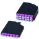 Telegärtner 100022359 HD3-FanOut-Module 12xLCD MM violet 1xMPO-24 male 1xFanOut 12x50