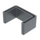 OBO Bettermann 6338456 US 3 KS SW protective cap for US 3 post 25x50 polyethylene grey-black RAL9011 