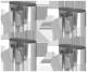 Siemens 3LD92281G 3LD9228-1G Schirmklammer 3–12 mm mit EMV-Schirmblech VE4